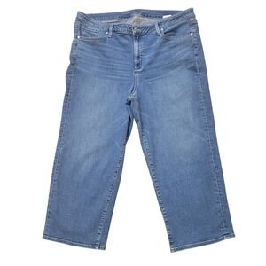 Chicos So Slimming‎ High Rise Straight Crop Jeans 18 3.5 XL